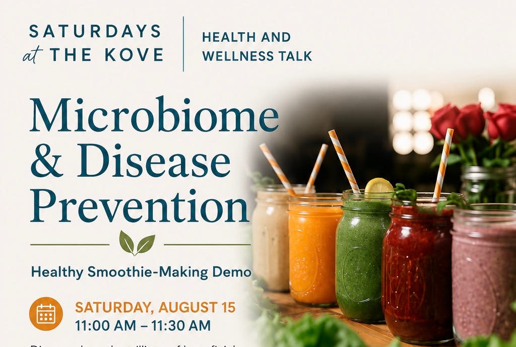 Free Wellness Talk in San Rafael: Microbiome & Disease Prevention