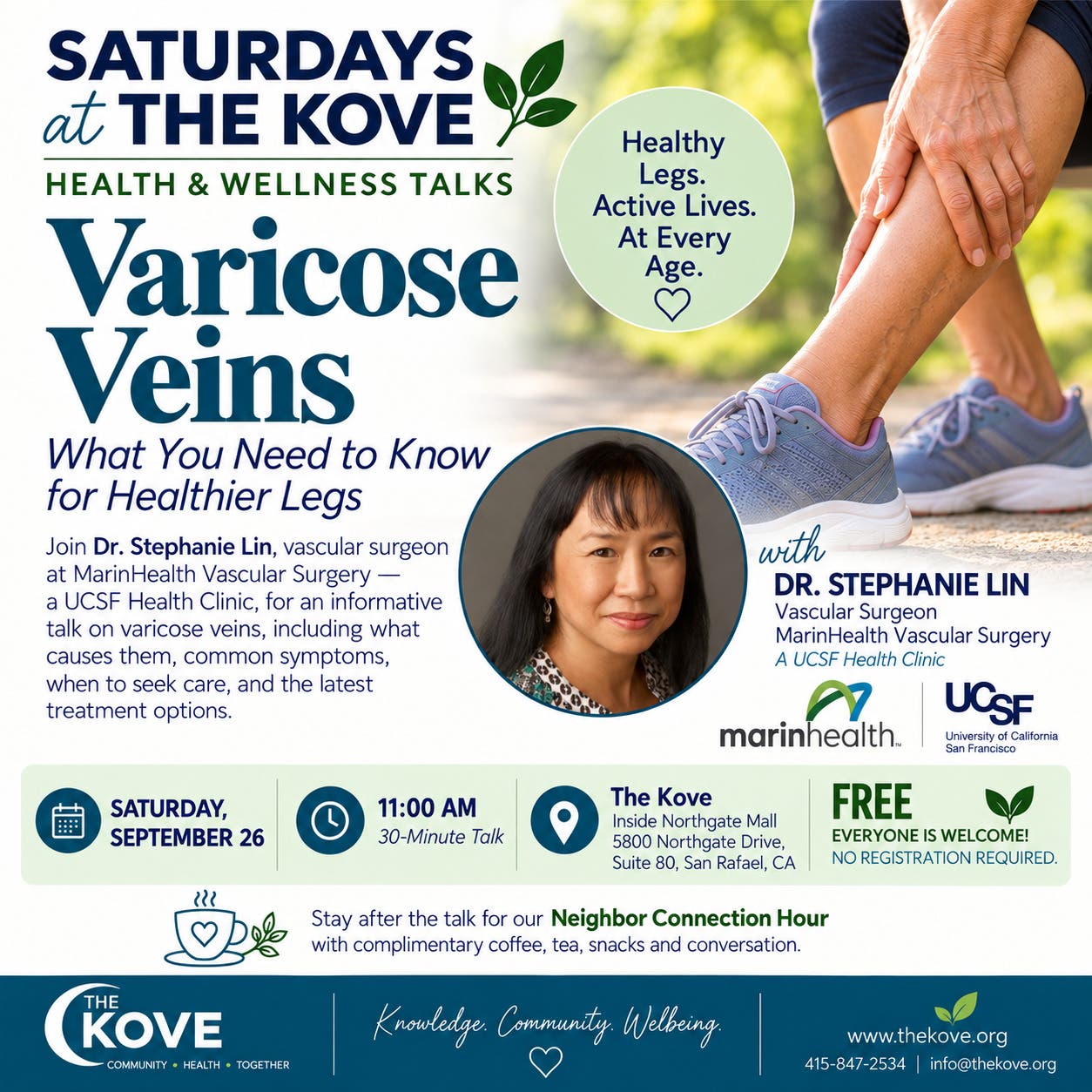 Saturdays at The Kove Health Talk Series: Varicose Veins