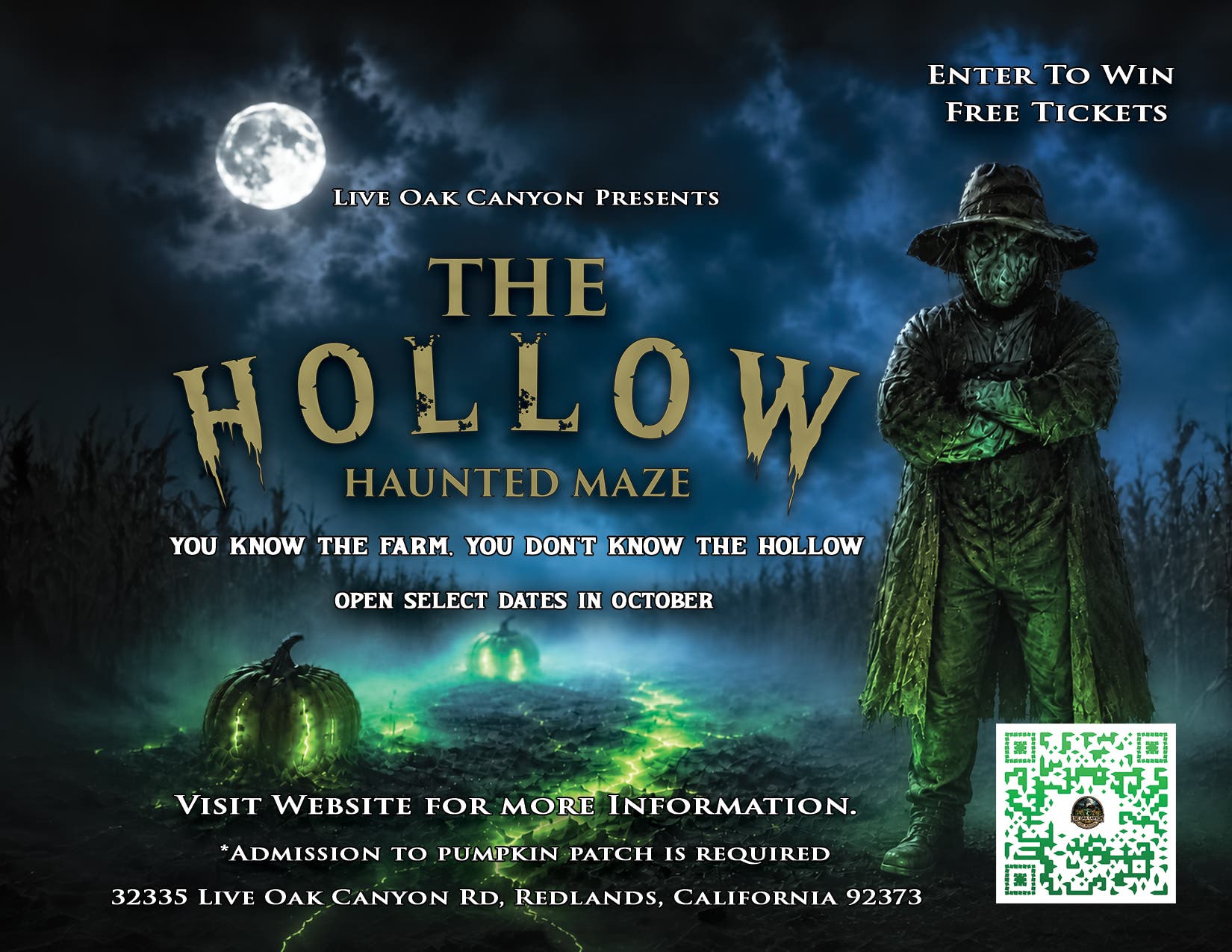 The Hollow — Haunted Maze at Live Oak Canyon