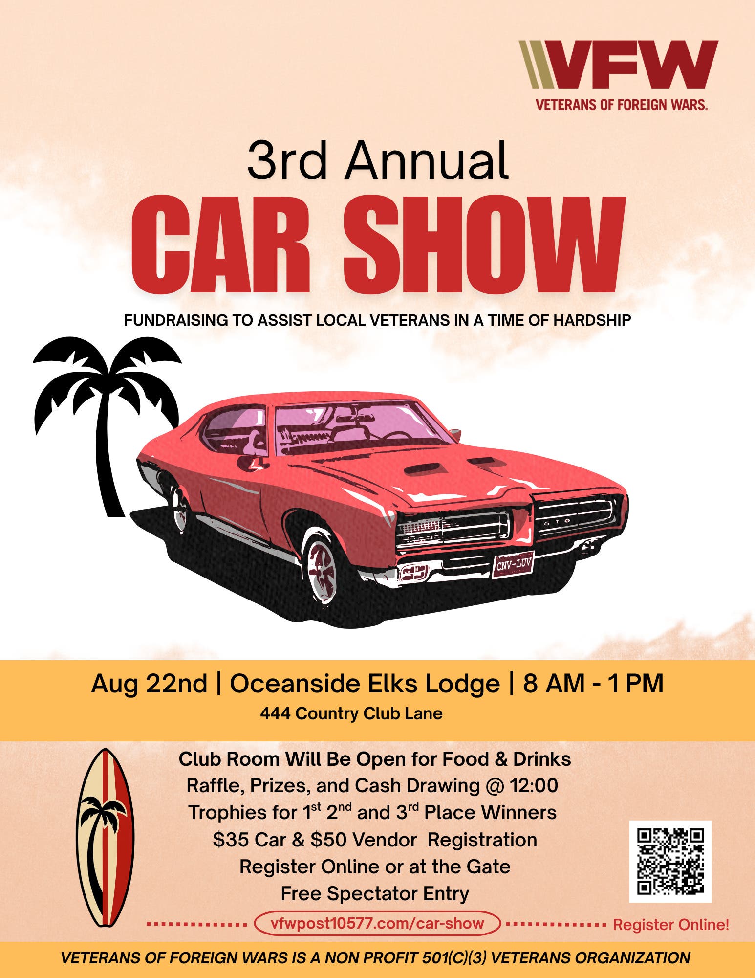 VFW 3rd Annual Car Show
