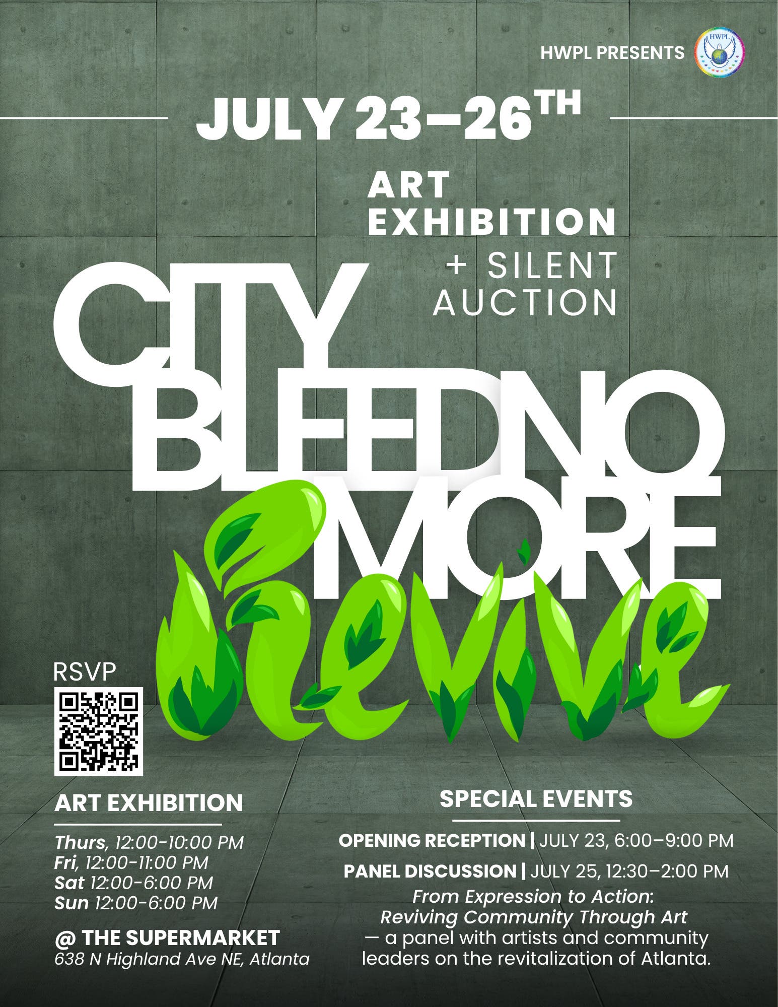 City Bleed No More: Revive Art Exhibition + Silent Auction