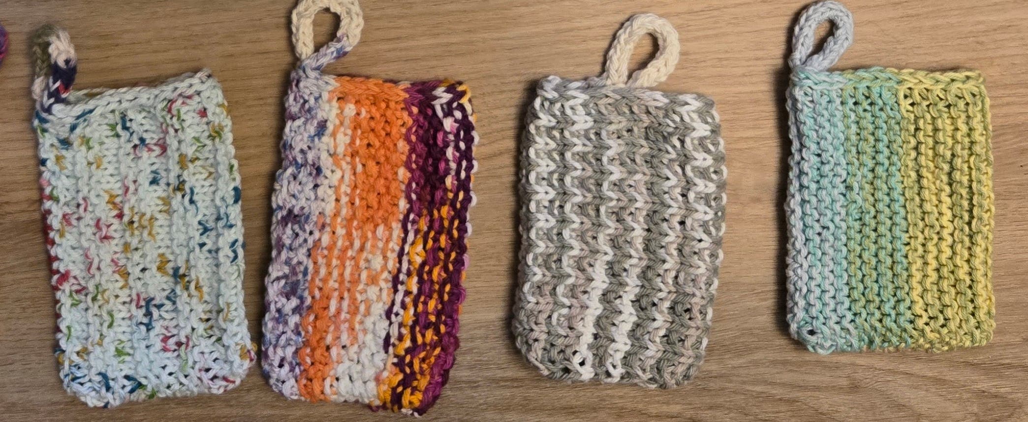 Triangle Fiber Guild - Nifty Gifties: Soap Sacks and more