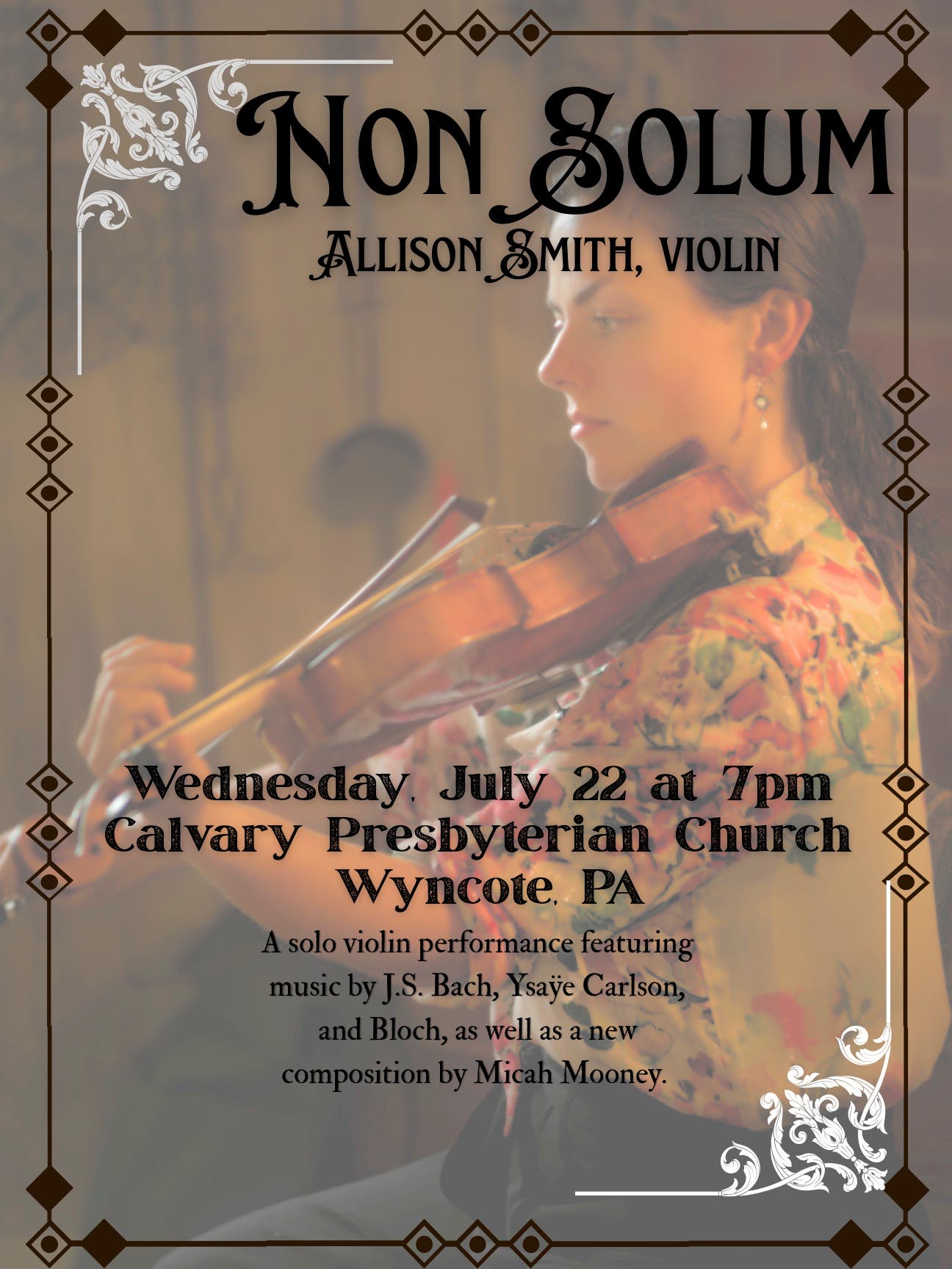 Non Solum: Allison Smith, Violin