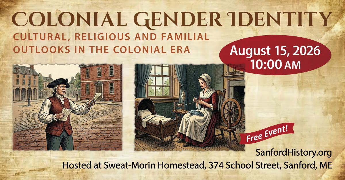 Colonial Gender Identity: Cultural, Religious and Familial Outlooks in the Colonial Era