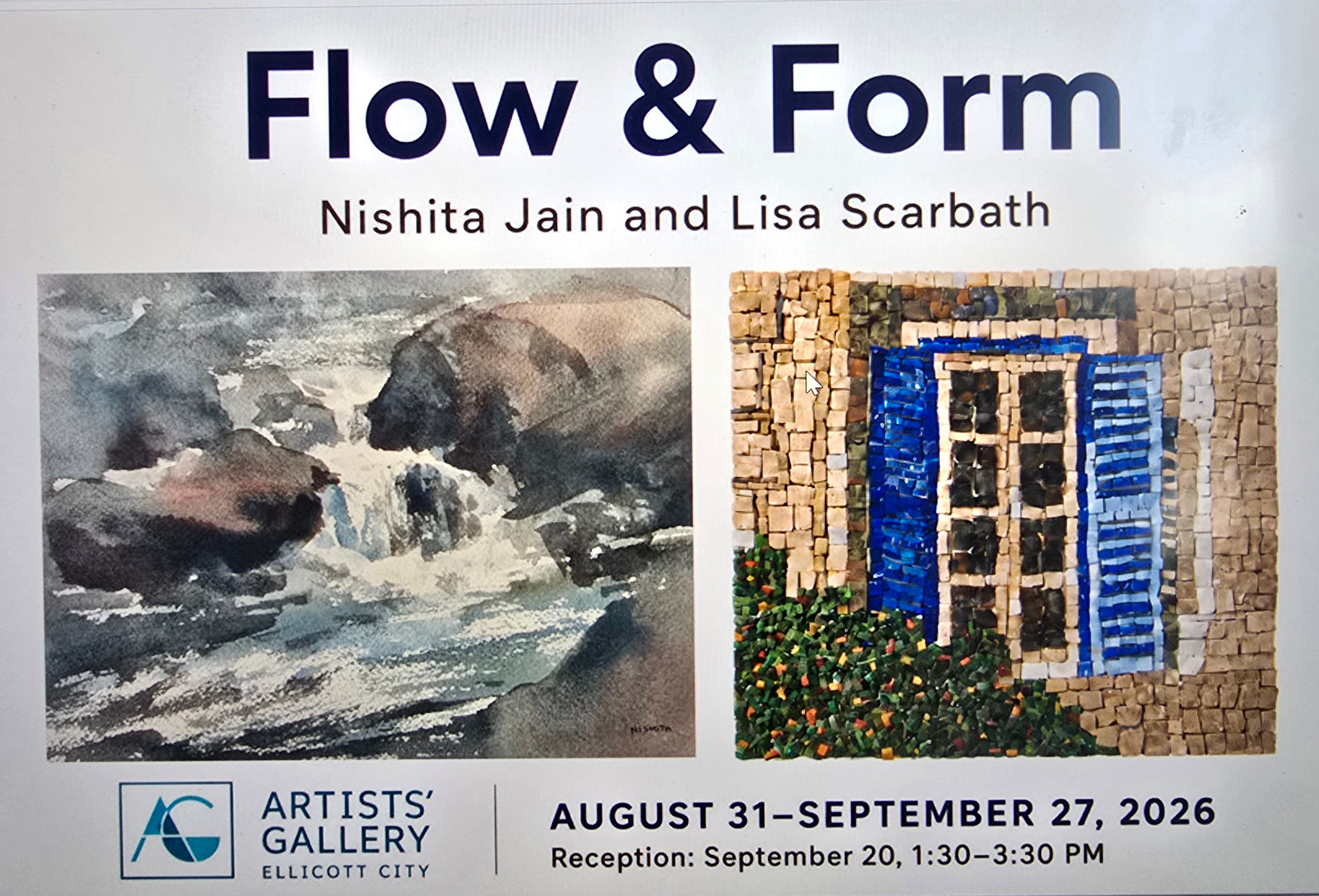 Nishita Jain and Lisa Scarbath: Flow and Form