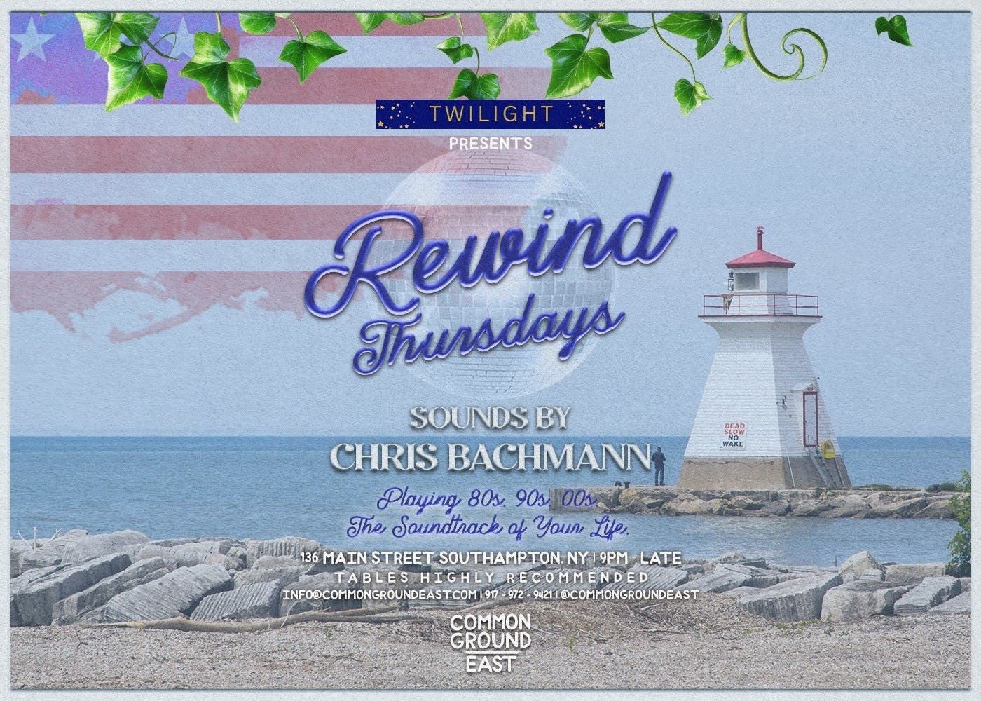 Twilight presents Classic REWIND Early Dance Party with DJ Chris Bachmann
