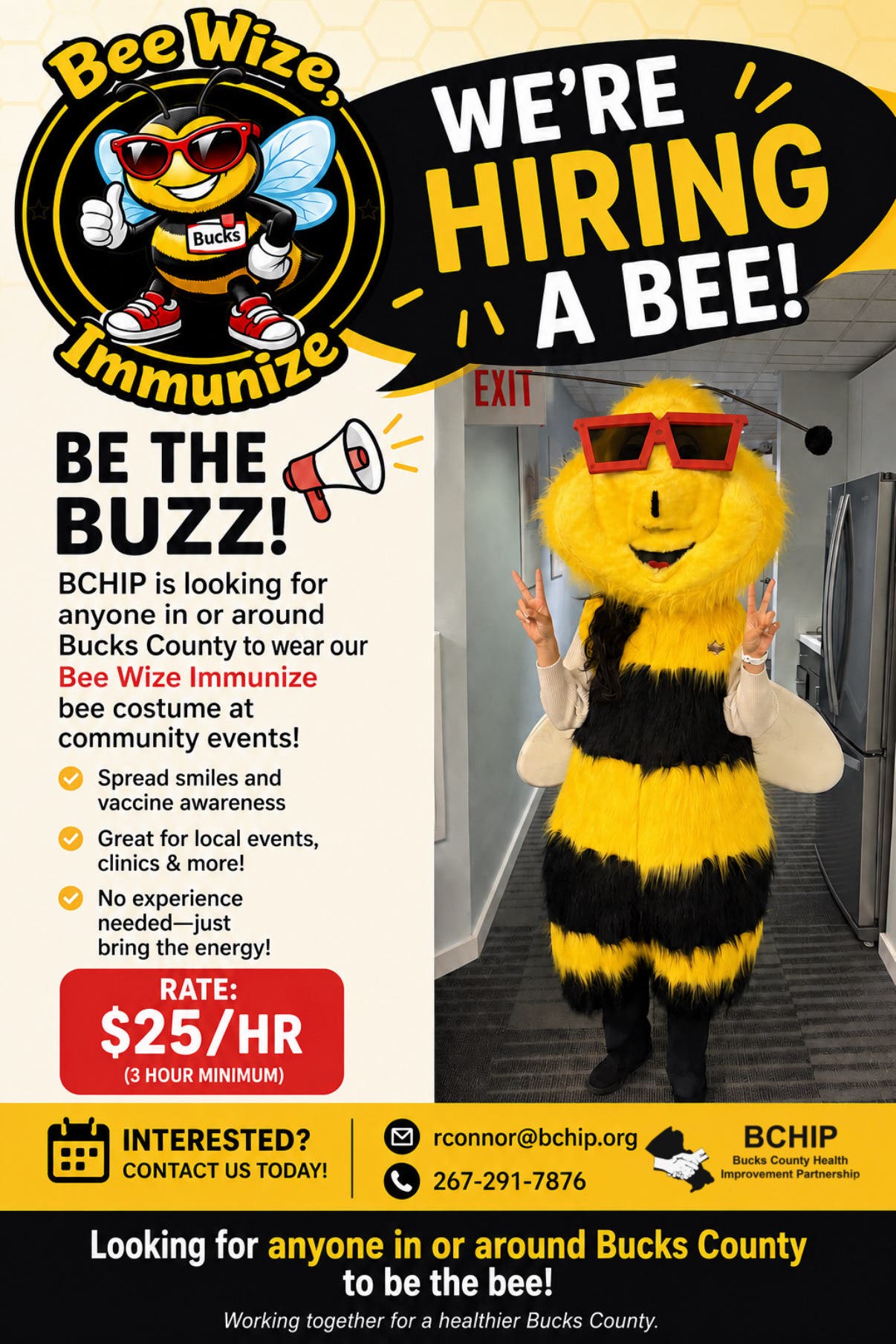We're Hiring a Bee!
