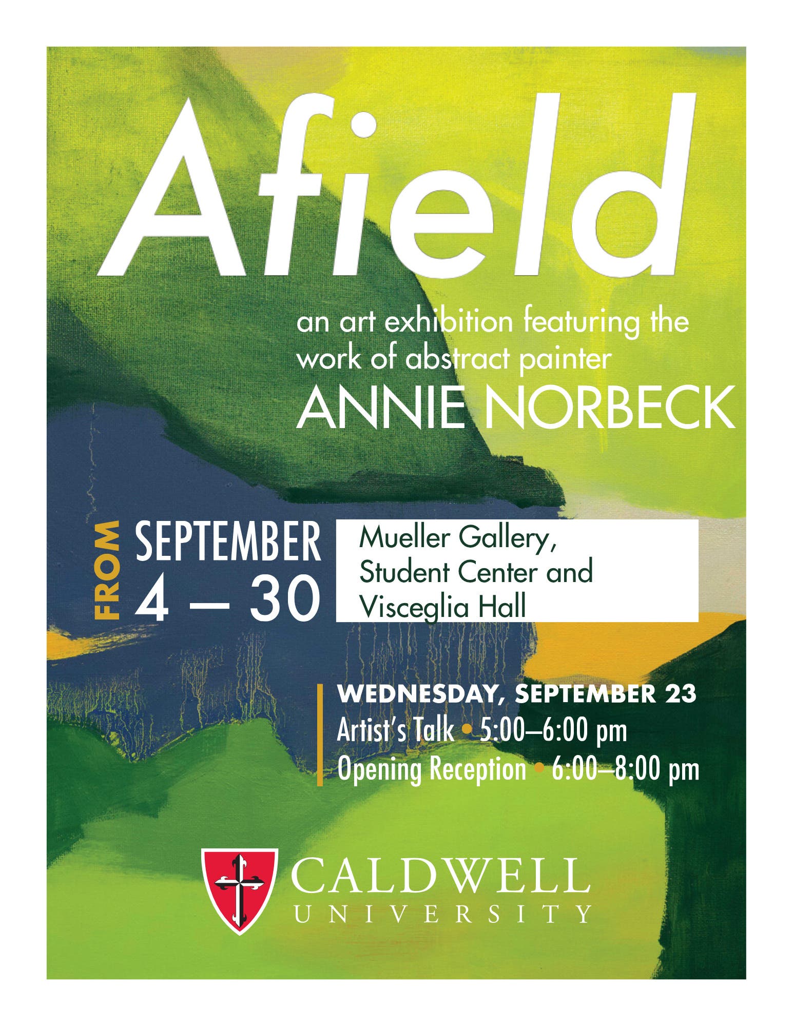 Artist Talk & Reception, Annie Norbeck: Afield