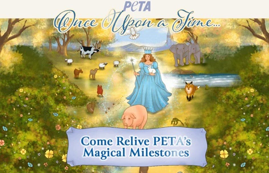 Once Upon a Time: Come Relive PETA's Magical Milestones