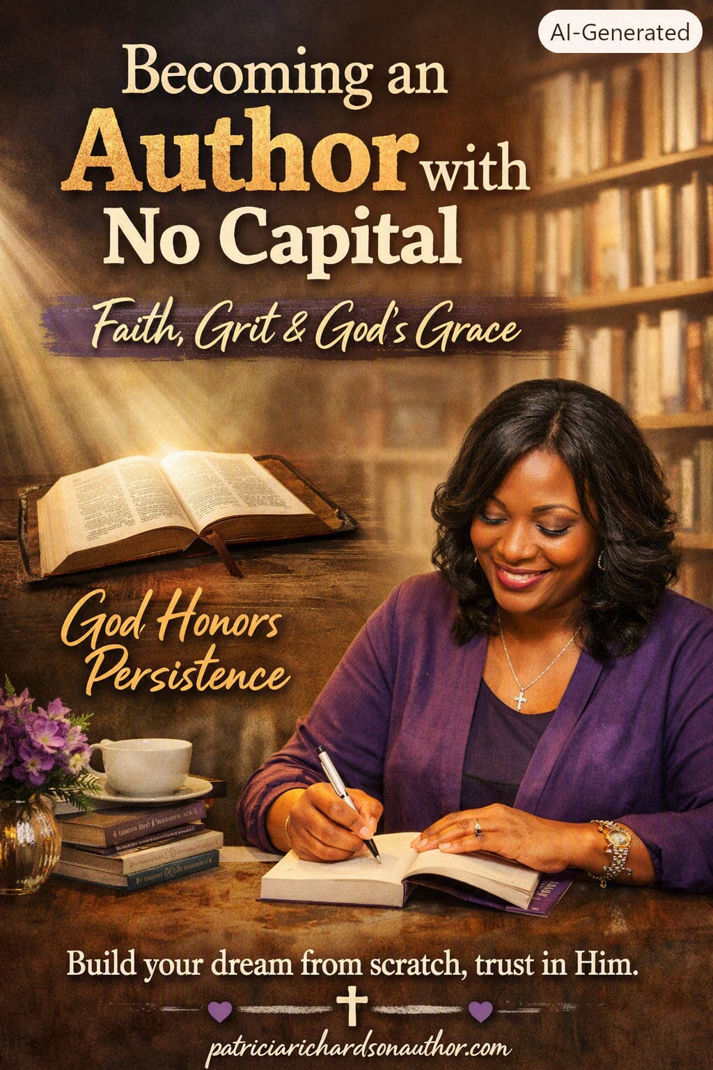 Becoming an Author with No Capital — Faith, Grit & God’s Grace