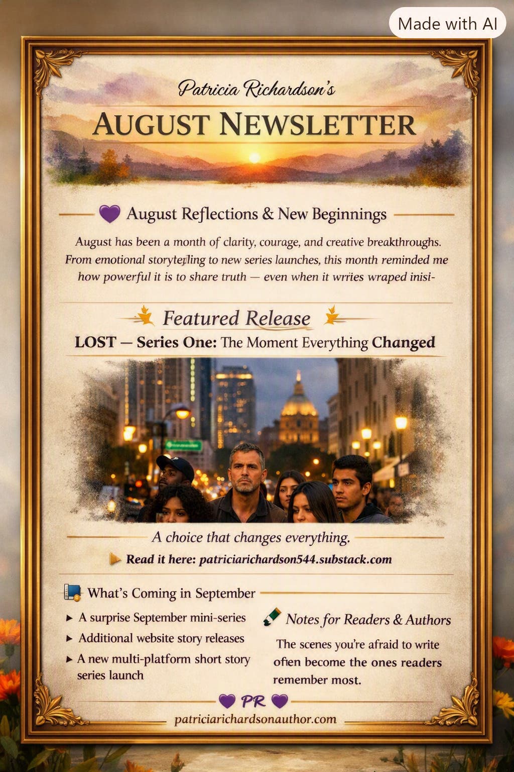 August Reflections: Healing, Clarity, and New Beginnings