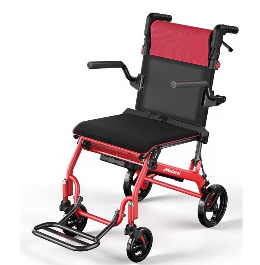 Transport Chair with Wheels
