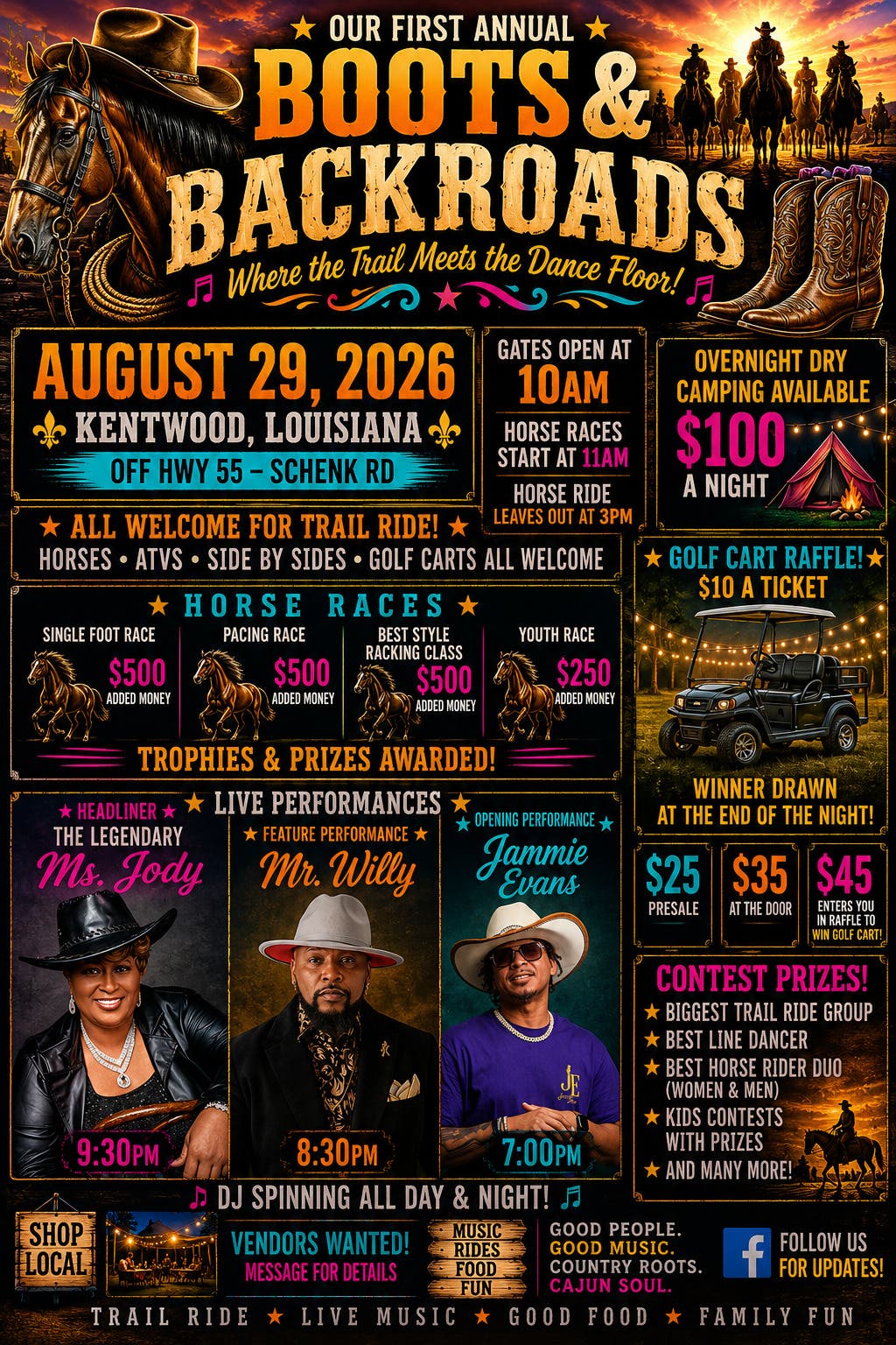 Our First Annual Boots & Backroads