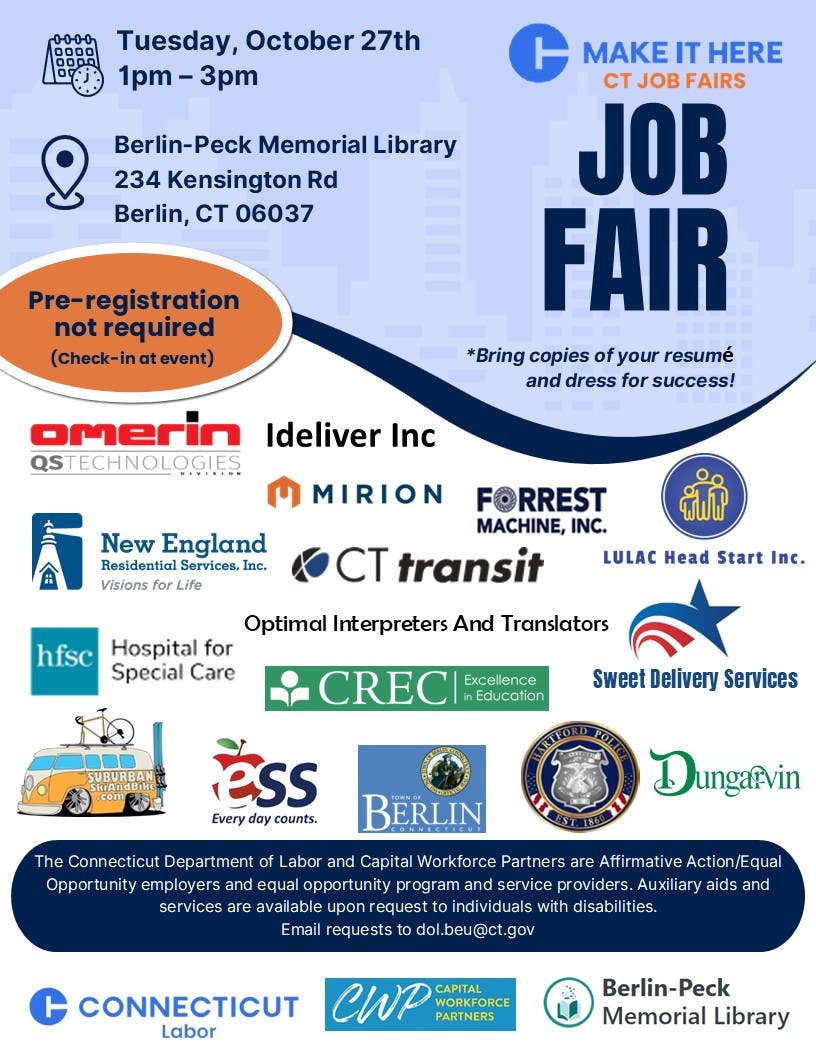 Make It Here CT Job Fair