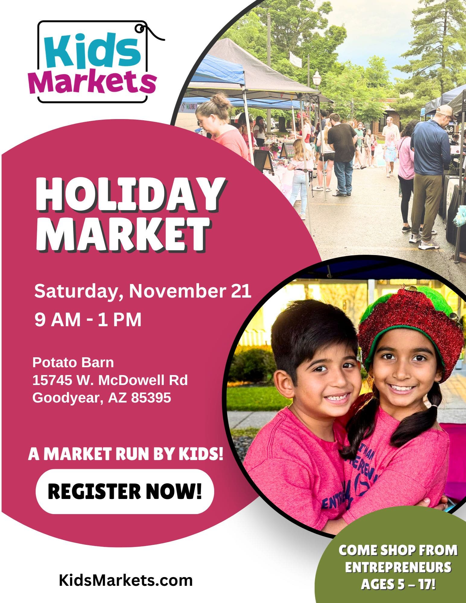 Kids Markets at the Holiday Market