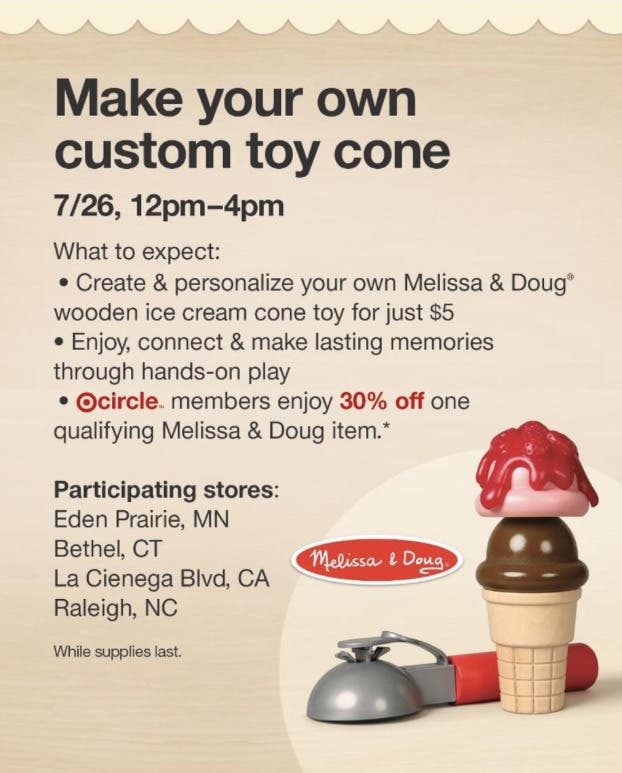 Melissa & Doug x Target Ice Cream Social