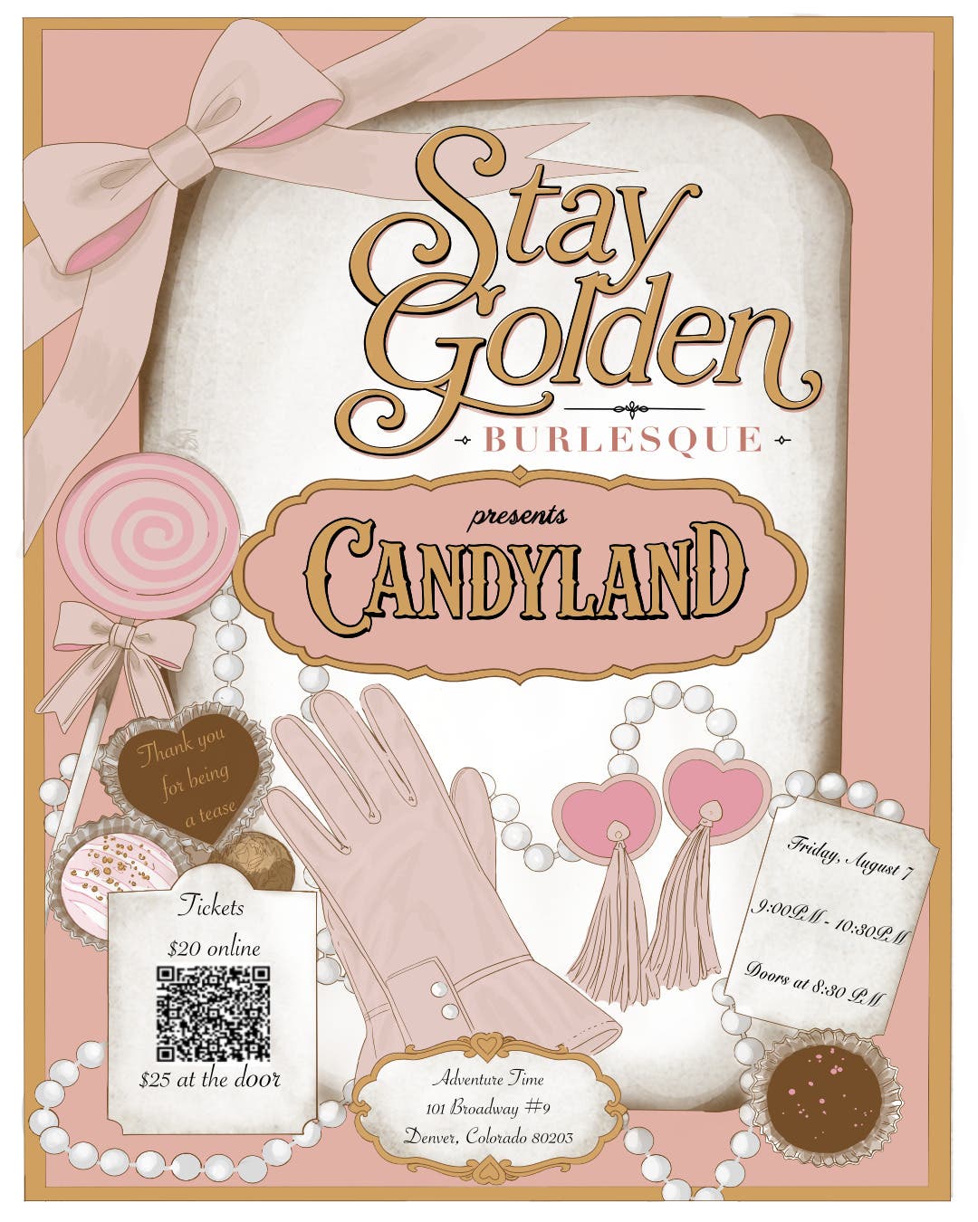 Stay Golden Burlesque Presents: Candyland