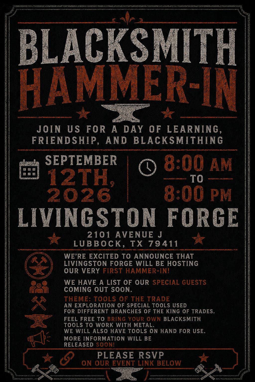 Livingston Forge Hammer-In