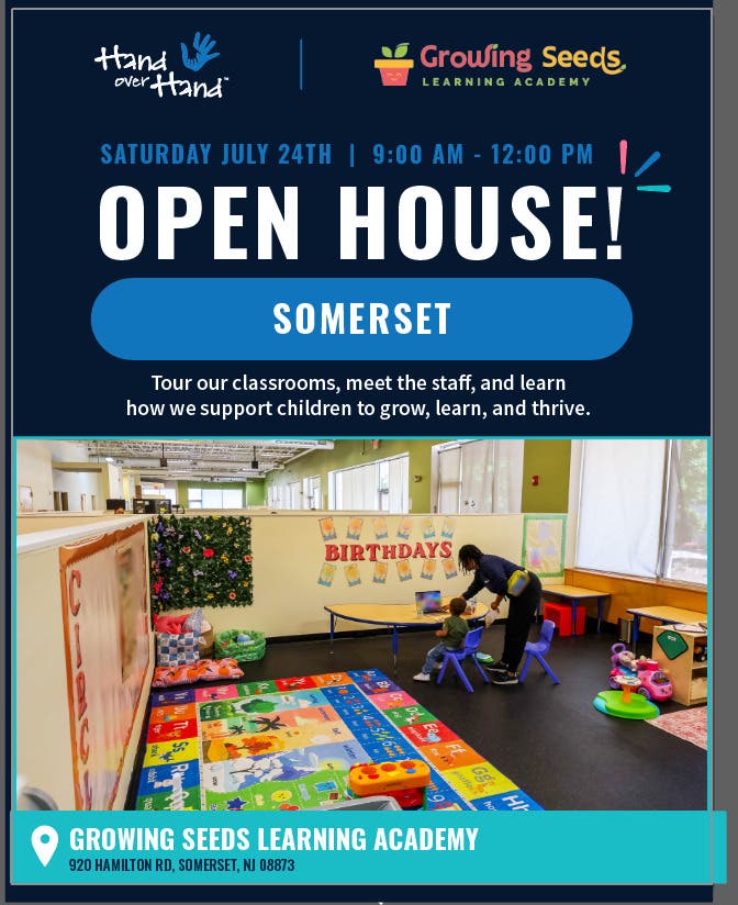 Hand Over Hand Welcomes you to an Open House