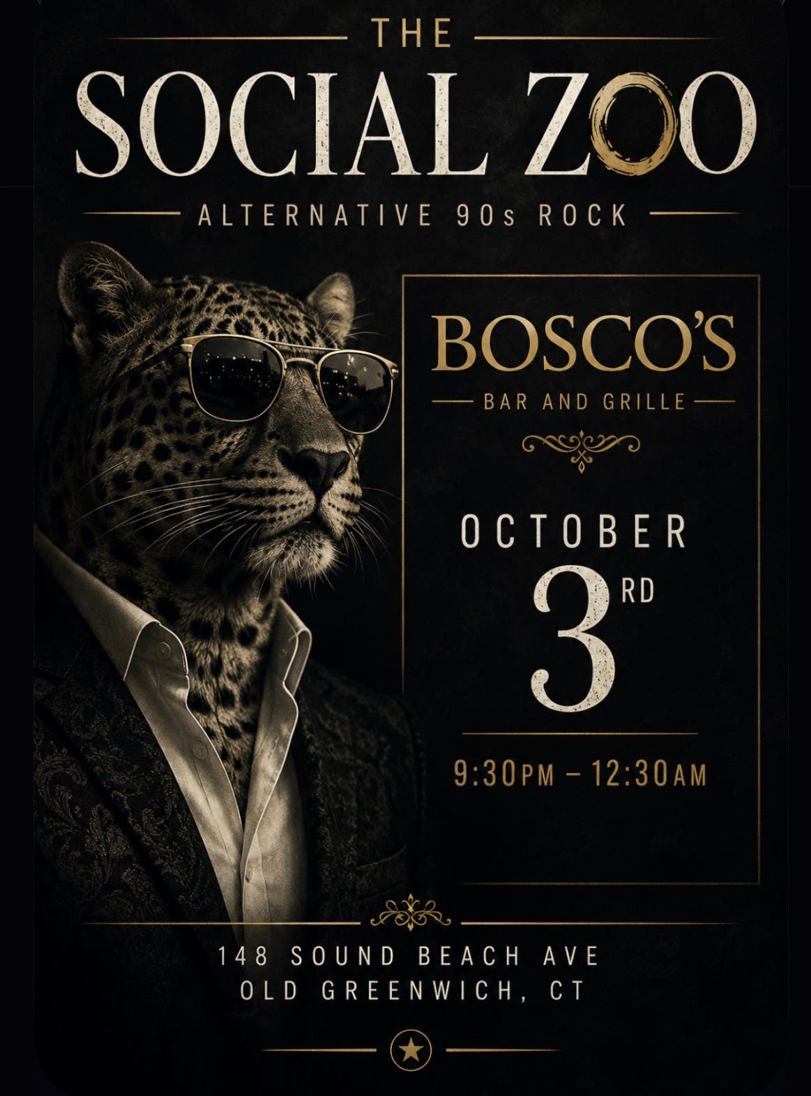 Live Music- Alternative 90-2000 Rock with the Social Zoo
