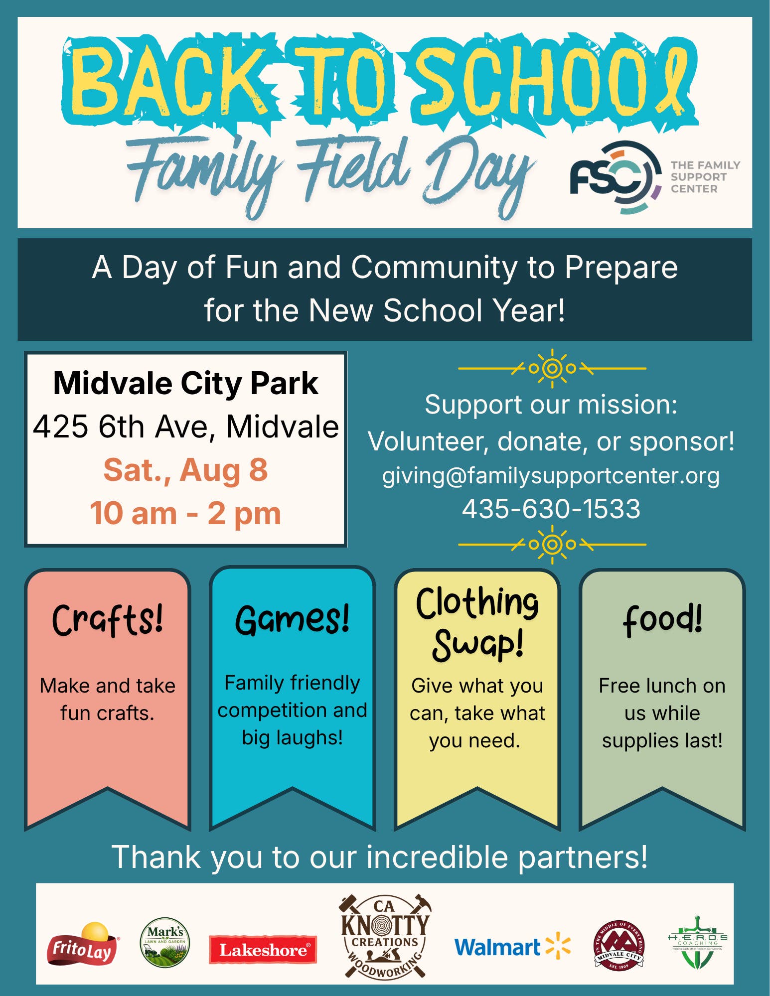 Back To School Family Field Day