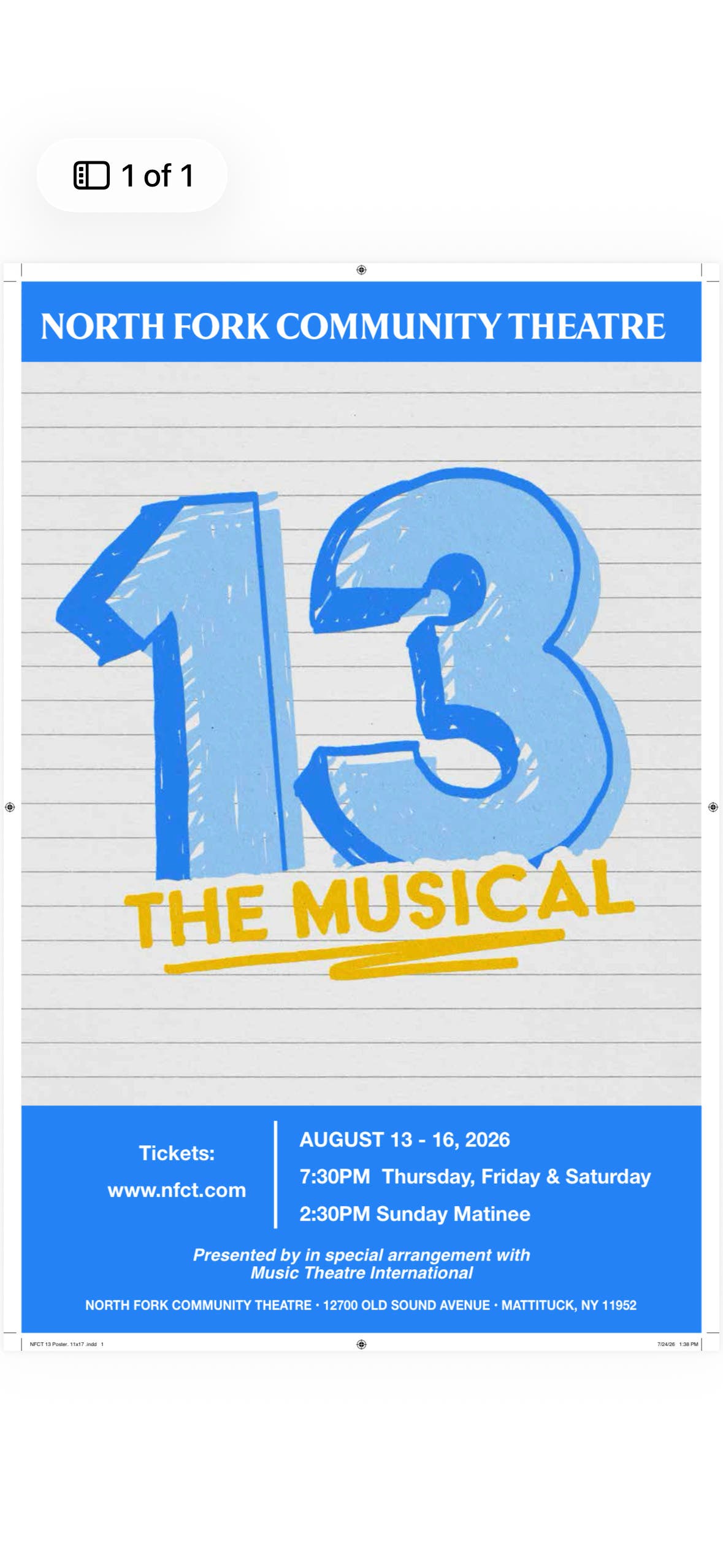13 The Musical