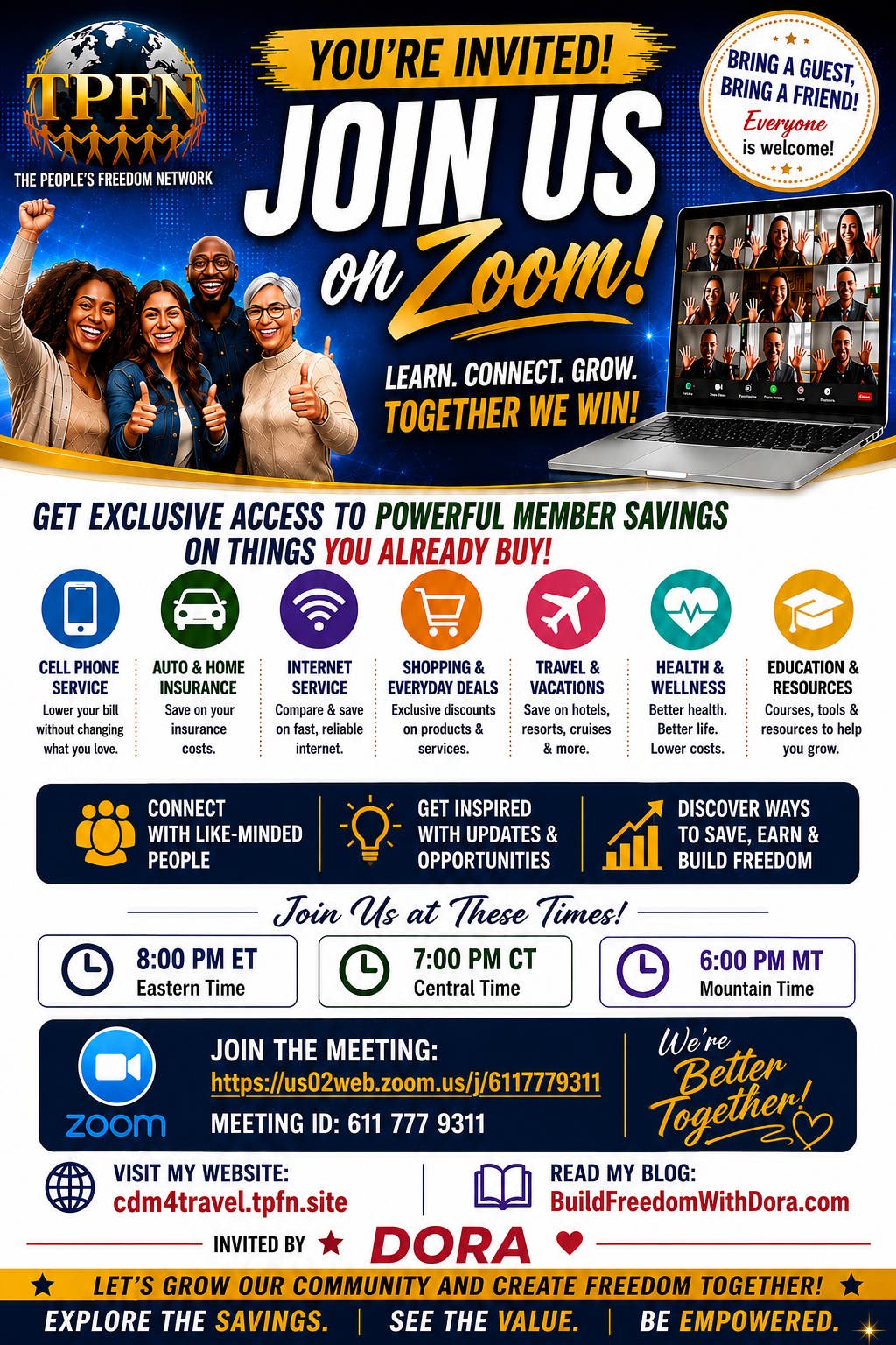 The People's Freedom Network Zoom Meeting