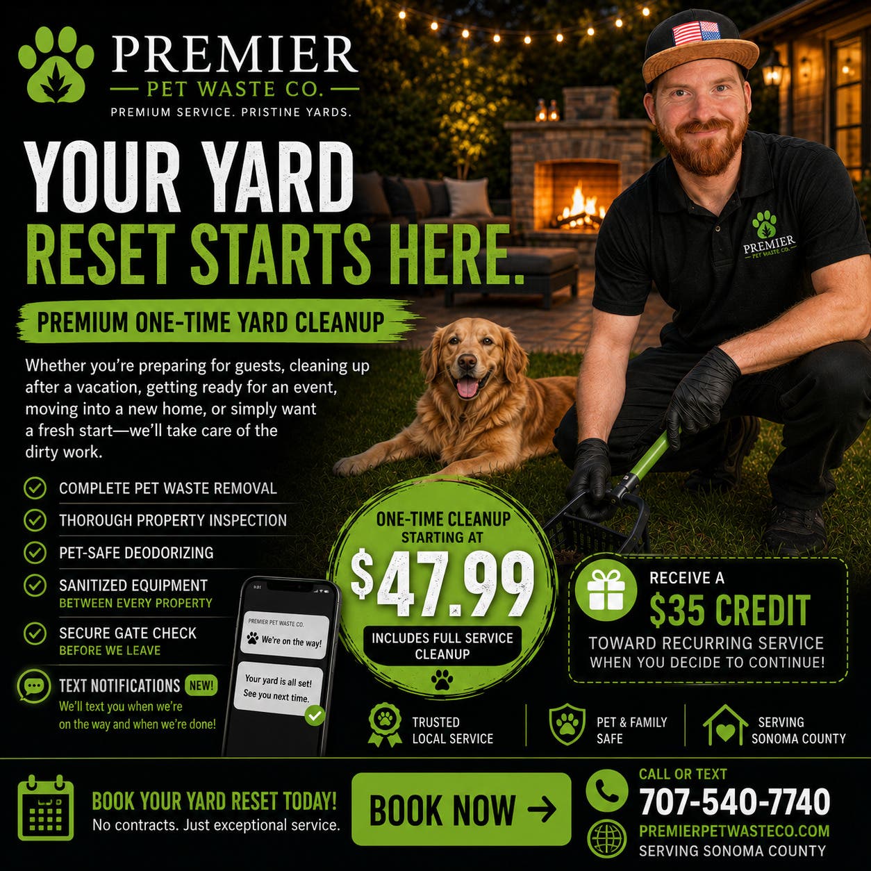 Pet waste Removal Service