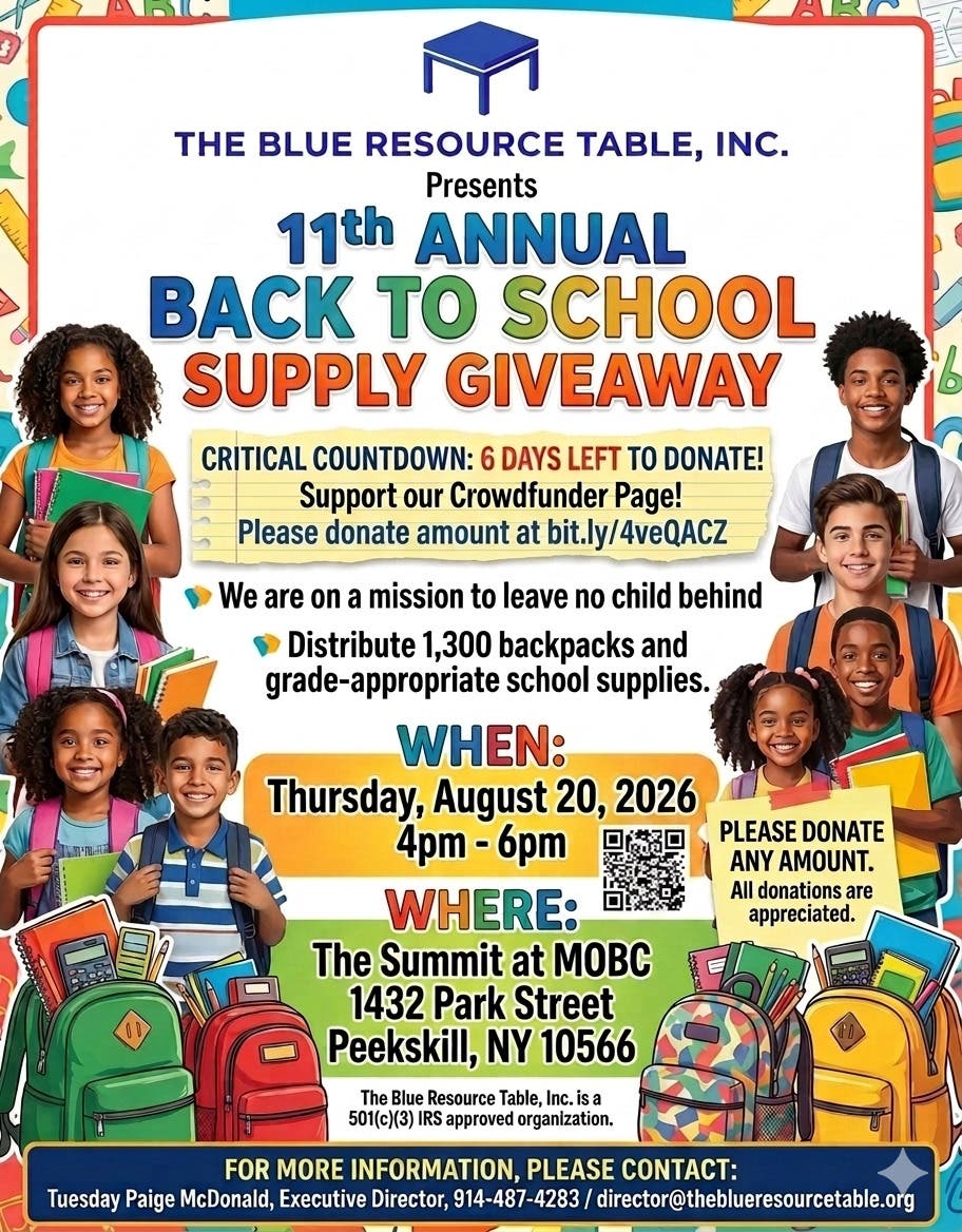 A $25 Donation Fills a Peekskill Child's Backpack. Here's How to Give.