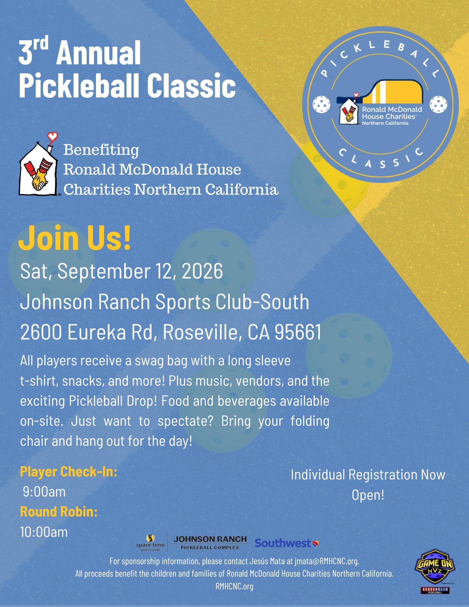 3rd Annual Pickleball Classic