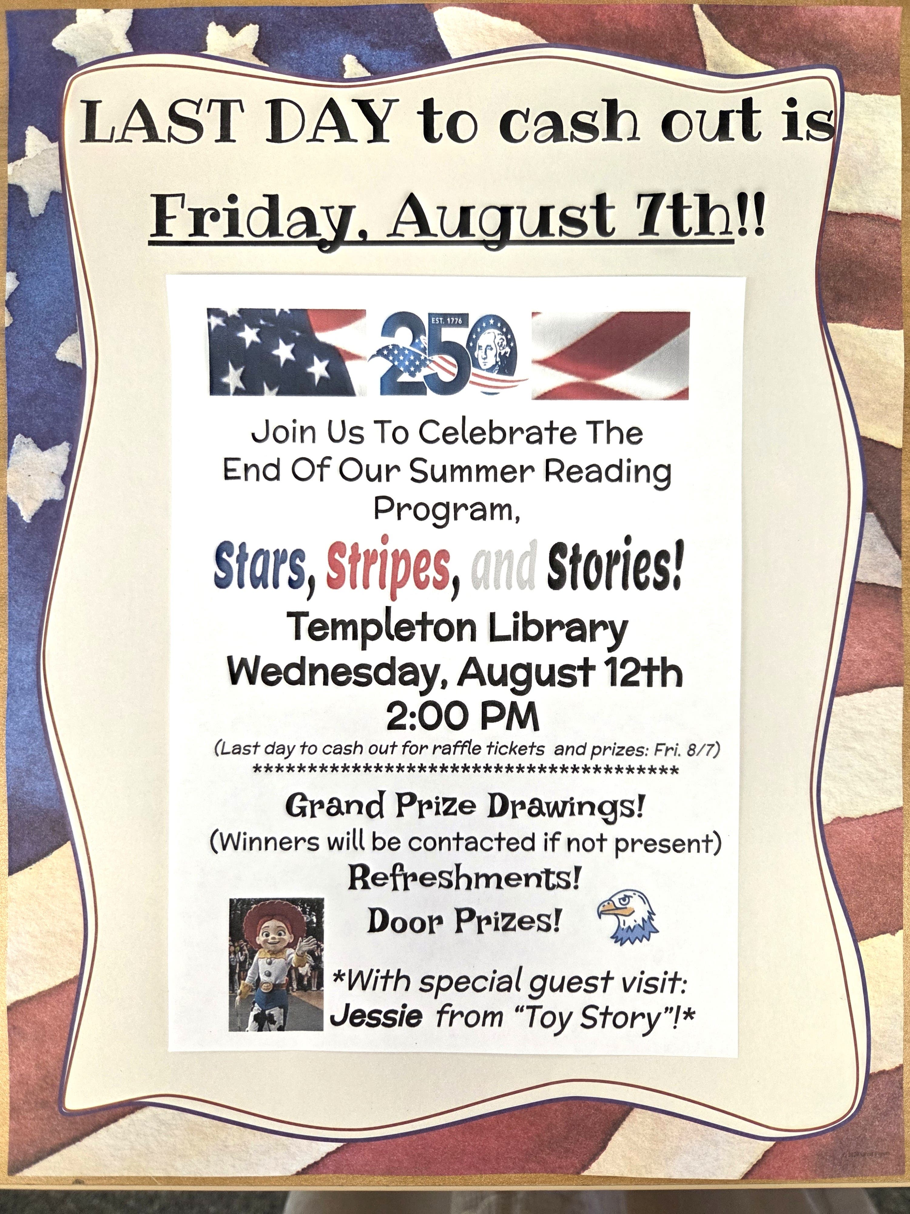 End of Our Summer Reading Program Party