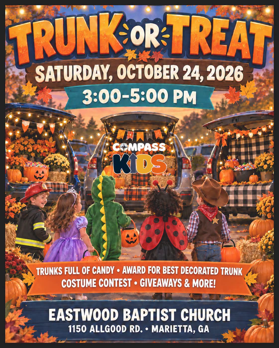 Trunk or Treat at Eastwood Baptist Church