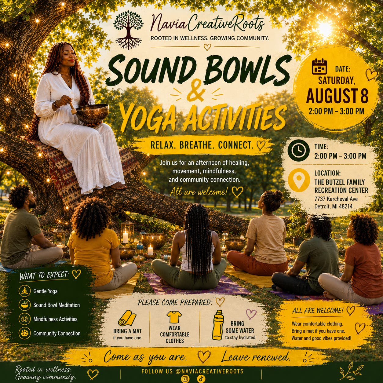 Sound Bowls & Yoga Activities