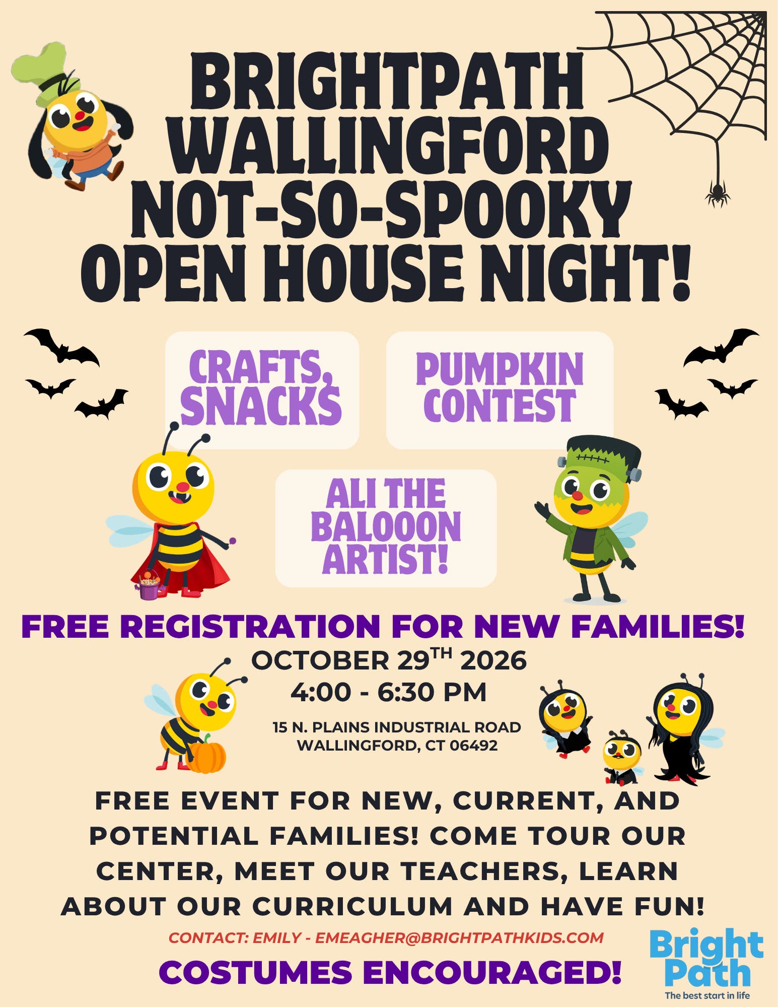 Brightpath Wallingford Not-So-Spooky Open House Night!