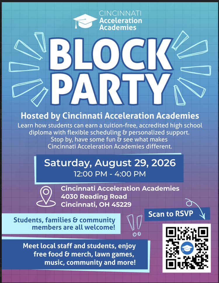 Cincinnati Acceleration Academies Block Party