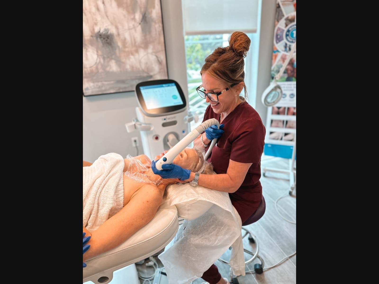Sofwave at Refresh - Aesthetics & Wellness uses ultrasound energy to support collagen production and improve the appearance of skin firmness and facial contours with a non-surgical treatment approach.