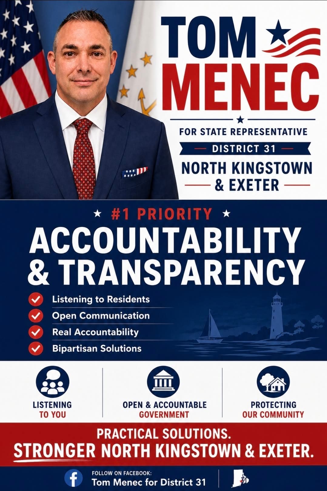 Tom Menec: A Leader Who Will Put North Kingstown & Exeter First