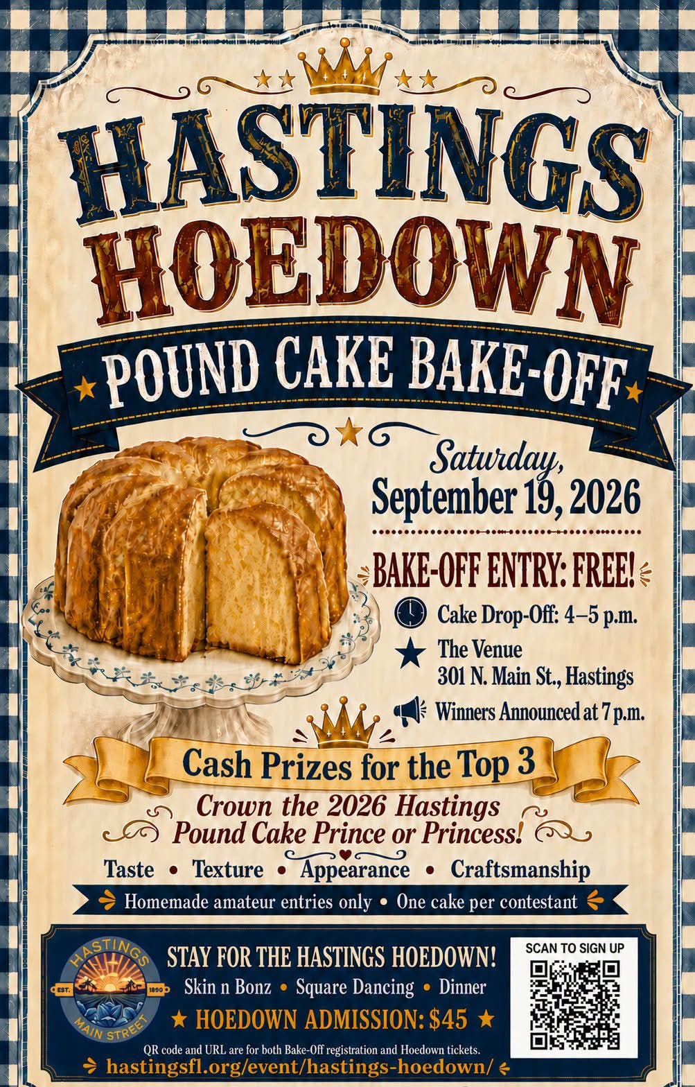 Hastings Hoedown: Pound Cake Bake-Off