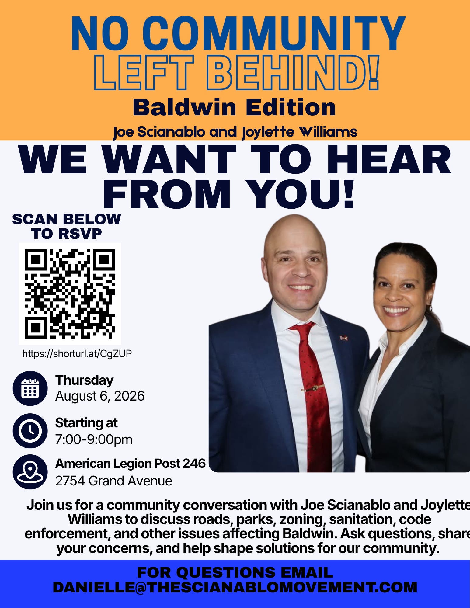 No Community Left Behind! Baldwin Edition