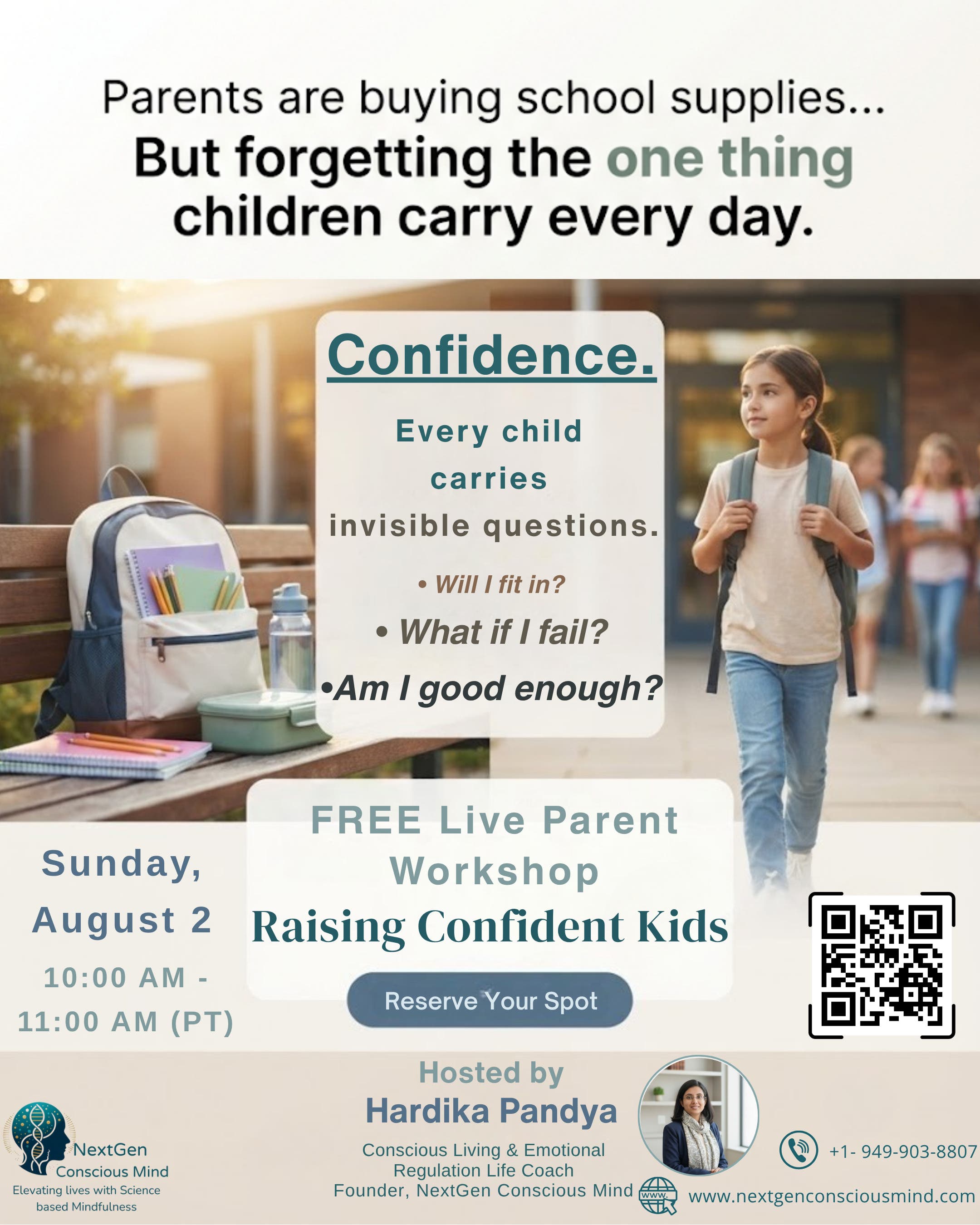 Raising Confident Kids - Free Parents Workshop
