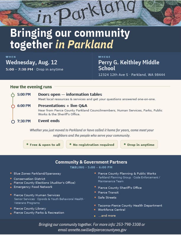 Parkland Resource Fair and Community Connection