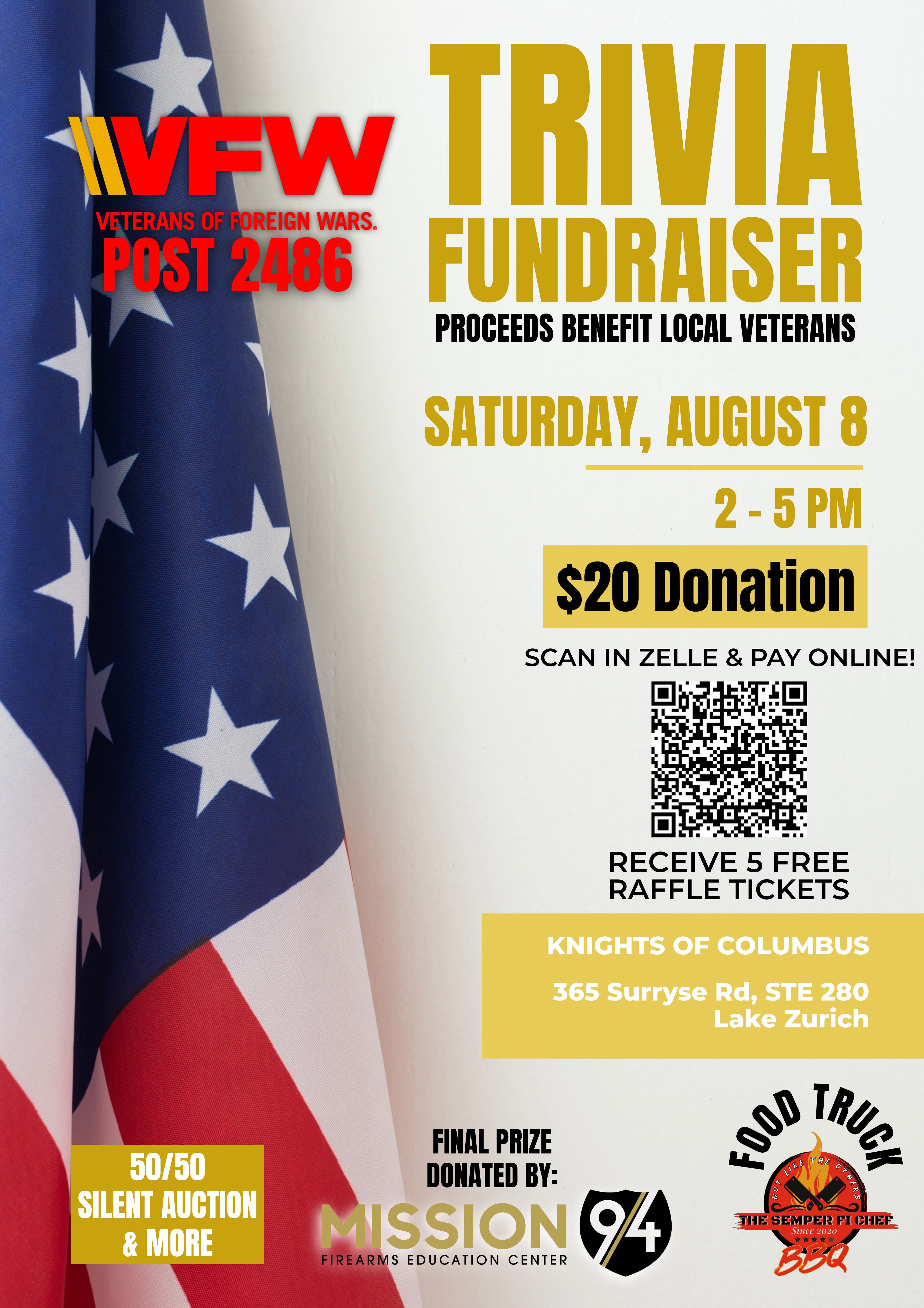 VFW Post 2486 - Trivia Fundraiser