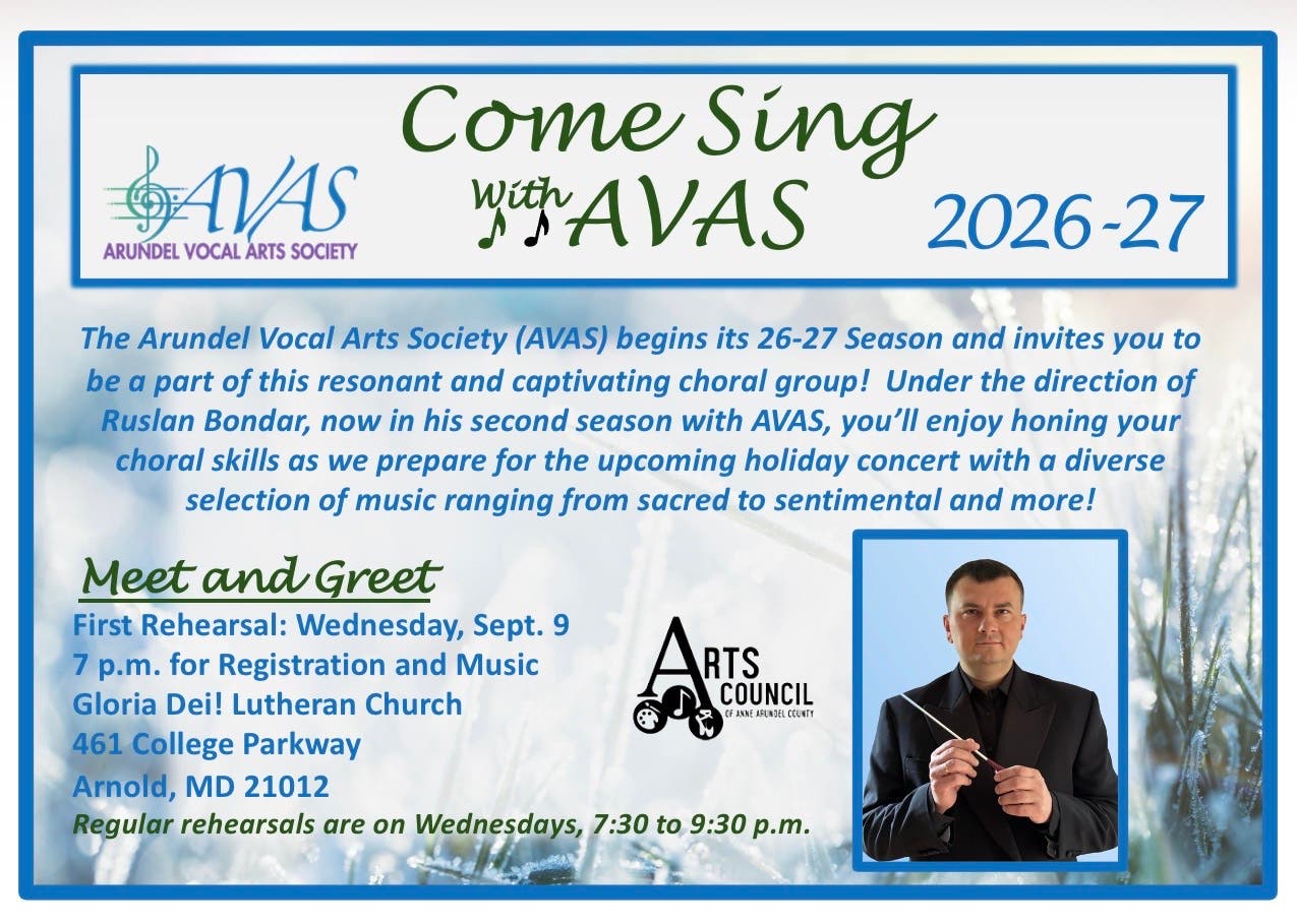 MEET & GREET - Arundel Vocal Arts Society