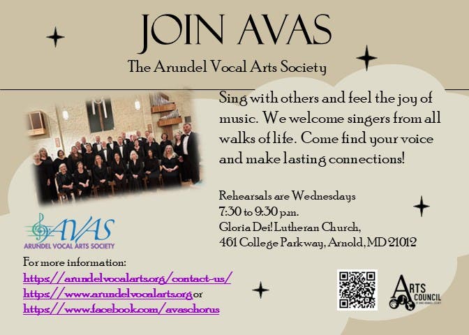SING WITH AVAS - Rehearsals Every Wednesday through Dec 2, 2026