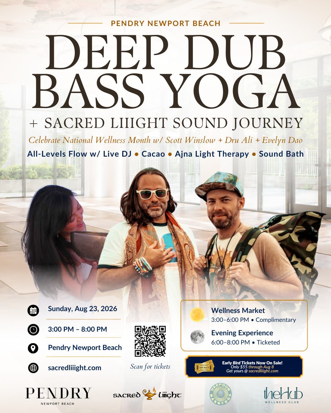 Deep Dub Bass Yoga + Sacred Liiight Sound Journey