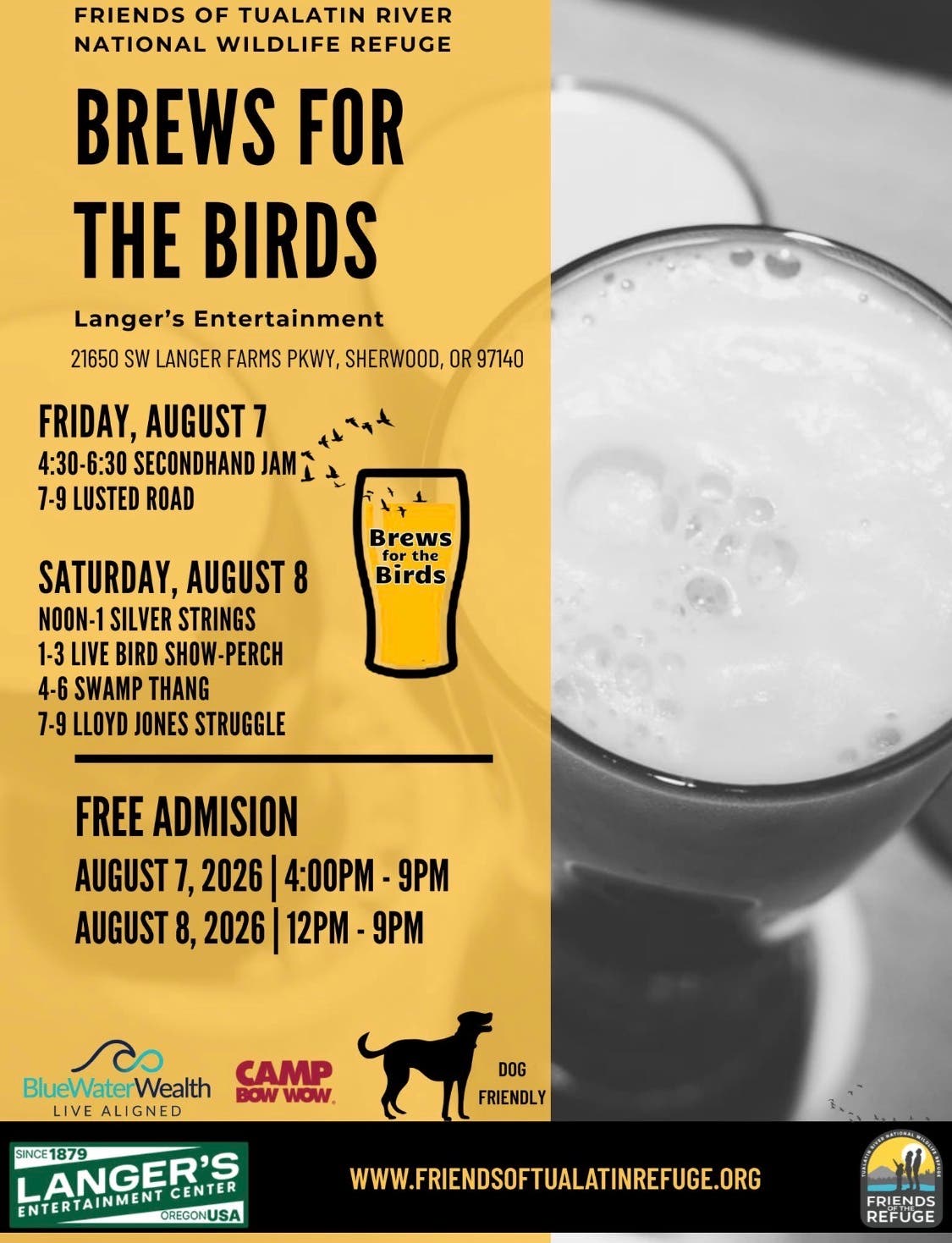 Brews For The Birds