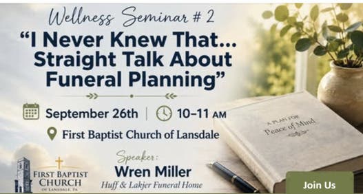 I Never Knew That… Straight Talk About Funeral Planning