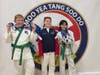(From left to right) Cody Simpson proudly showing off his 2 Bronze medals, Sydney Rodman celebrating with the team, and Kataliena Prior with her 2 Gold and 1 Silver medals! So proud of all these talented athletes and their hard work!