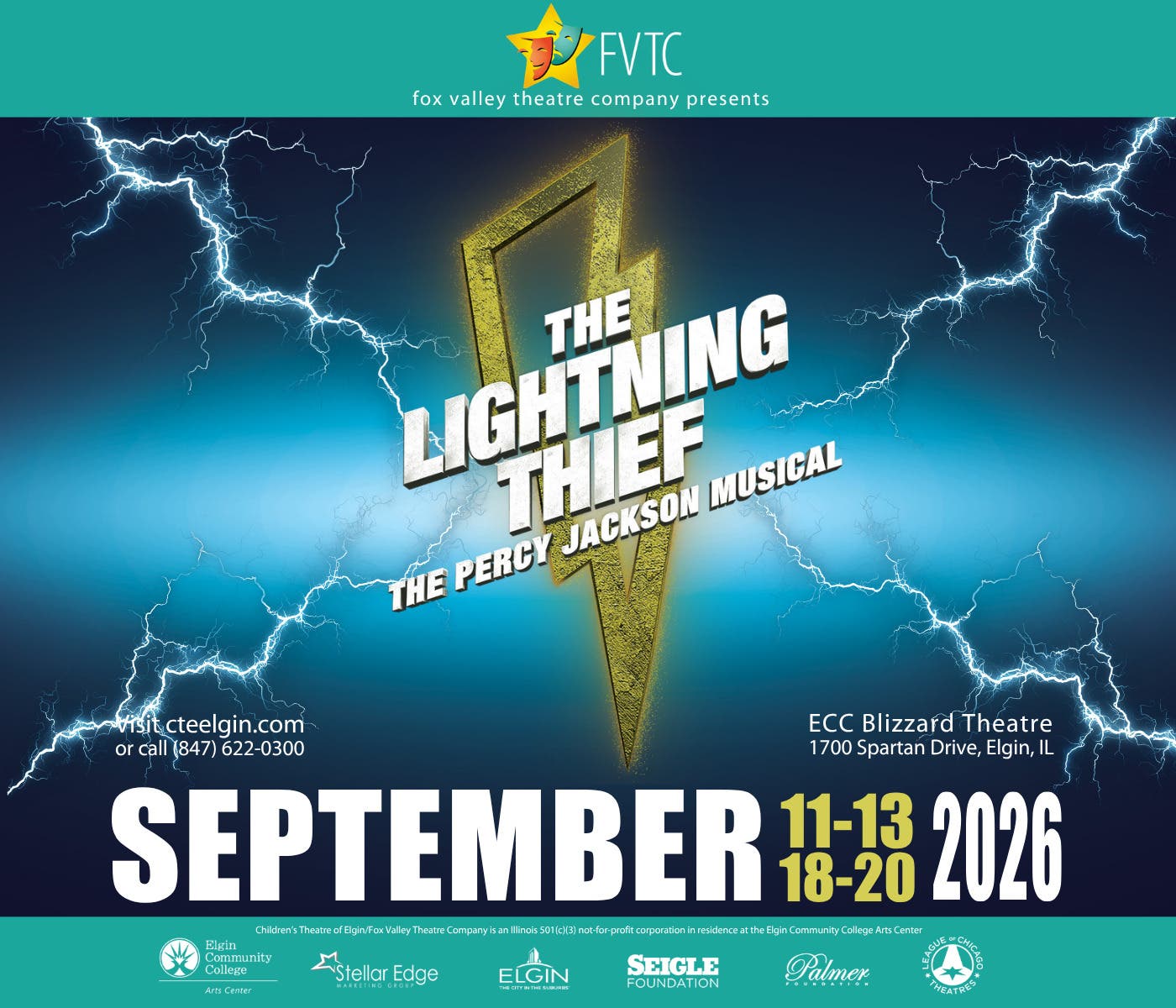 The Lightning Thief presented by Fox Valley Theater Company
