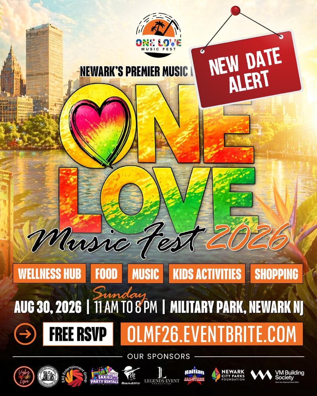 One Love Music Fest 2026 | Newark’s Premier Caribbean Explosion